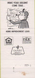 Matchbook Cover - Peoples Stavings Loan Dunpal Chillicothe IL 30 Strike
