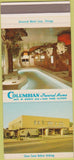 Matchbook Cover - Columbian Funeral Home Oak Park IL SAMPLE 30 Strike