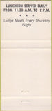 Matchbook Cover - Elks Lodge San Jose CA 30 Strike