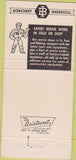 Matchbook Cover - Borchert Ingersol Construction Hibbing St Paul MN 30 Strike