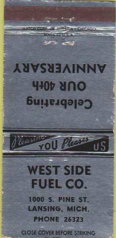 Matchbook Cover - Old National Bank Martinsburg WV 30 Strike