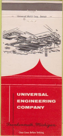 Matchbook Cover - Universal Engineering Co Frankenmuth MI 30 Strike
