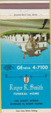 Matchbook Cover - Royce Smith Funeral Home Riverside RI 30 Strike