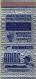 Matchbook Cover - Athos Steel Aluminum Philadelphia PA 30 Strike