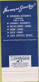 Matchbook Cover - First Edina National Bank Minneapolis MN 30 Strike