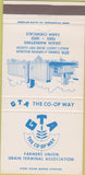 Matchbook Cover - GTA Coop Farmers Union Grain ST Paul MN 30 Strike