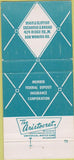 Matchbook Cover - Community Savings Bank Rochester NY 30 Strike