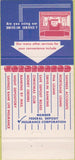 Matchbook Cover - Ellenville Savings Bank NY 30 Strike