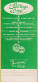 Matchbook Cover - Bi-Stone Svings Loan Mexia TX 30 Strike