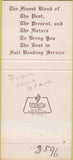 Matchbook Cover - Mid West National Bank Lake Forest IL 30 Strike