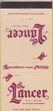 Matchbook Cover - The Lancer Reno NV 30 Strike
