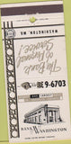 Matchbook Cover - Bank of Washington MO 30 Strike