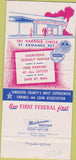 Matchbook Cover - First Federal Savings Sarasota FL 30 Strike