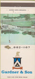 Matchbook Cover - Gardner  and  Son Funeral Home Vincennes IN 30 Strike