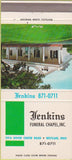 Matchbook Cover - Jenkins Funeral Home Westlake OH 30 Strike