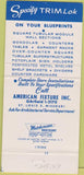 Matchbook Cover - Trimlock Merchandise Displays Fixtures ST Louis MO 30 Strike