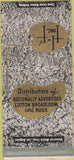 Matchbook Cover - HF Inc Cotton Rugs carpet Los Angeles CA 30 Strike