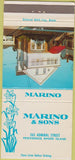Matchbook Cover - Marino Sons Funeral Home Providence RI 30 Strike