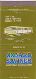 Matchbook Cover - Oxnard Savings Loan CA 30 Strike