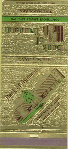 Matchbook Cover - Bank of Trumann AR 30 Strike