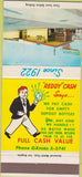 Matchbook Cover - Reddy Cash Whittier CA? Liquor Bottle Recycling 30 Strike