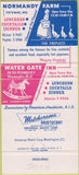 Matchbook Cover - Water Gate Inn Normandy Farm Washington DC Potomac 30 Strike