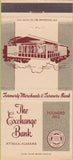 Matchbook Cover - The Exchange Bank Attalla AL 30 Strike