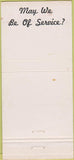Matchbook Cover - The Exchange Bank Attalla AL 30 Strike