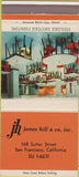 Matchbook Cover - Steelcase Cafeteria Furniture San Francisco CA 30 Strike