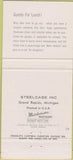 Matchbook Cover - Steelcase Cafeteria Furniture BLANK 30 Strike