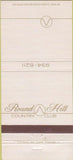 Matchbook Cover - Round HIll Country Club Alamo? CA 30 Strike