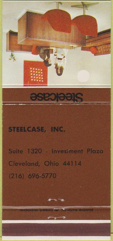 Matchbook Cover - Steelcase Office Furniture Cleveland OH 30 Strike