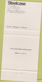 Matchbook Cover - Steelcase Office Furniture Cleveland OH 30 Strike