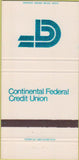 Matchbook Cover - Continental Federal Credit Union El Segundo CA 30 Strike