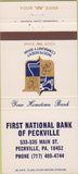 Matchbook Cover - First National Bank Peckville PA 30 Strike