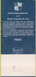 Matchbook Cover - First National Bank Peckville PA 30 Strike