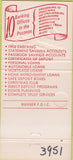 Matchbook Cover - Bank of the Poconos Stroudsburg Milford PA 30 Strike