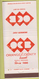 Matchbook Cover - Orange County Bank Paoli IN 30 Strike