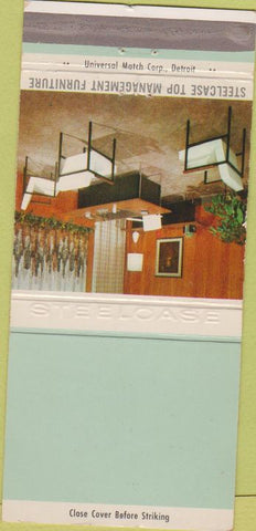 Matchbook Cover - Steelcase Office Furniture BLANK 30 Strike