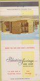 Matchbook Cover - Palestine Savings Loan TX 30 Strike