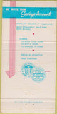 Matchbook Cover - Palestine Savings Loan TX 30 Strike