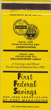 Matchbook Cover - First Federal Savings Port Washington 30 Strike