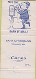 Matchbook Cover - Bank of Trumann AR 30 Strike