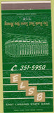 Matchbook Cover - East Lansing State Bank MI 30 Strike