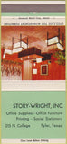 Matchbook Cover - Steelcase Office Furniture Tyler TX 30 Strike