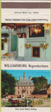 Matchbook Cover - Williamsburg Reproductions Buffalo NY furniture 30 Strike