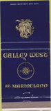 Matchbook Cover - Galley West of Marineland Palos Verdes CA 30 Strike