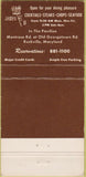 Matchbook Cover - James III Rockville MD 30 Strike