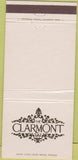 Matchbook Cover - The Claremont Columbus OH 30 Strike