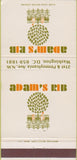 Matchbook Cover - Adam's Rib Washington DC 30 Strike